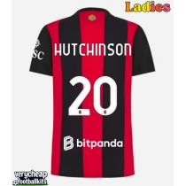 AC Milan Omari Hutchinson #20 Replica Home Shirt Ladies 2026-27 Short Sleeve